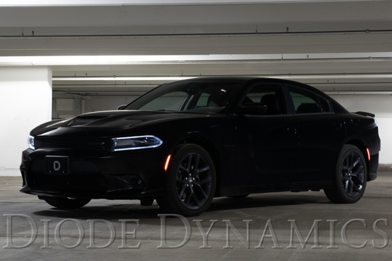 Dodge Charger Side Marker Light Assembly - Diode Dynamics - LED Sidemarkers - Clear - `15-`27
